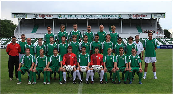 Die Leutzscher vor der Oberliga-Saison 2009/10